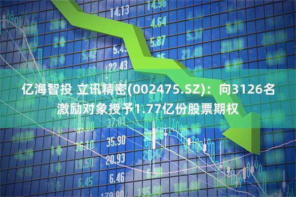 亿海智投 立讯精密(002475.SZ)：向3126名激励对象授予1.77亿份股票期权